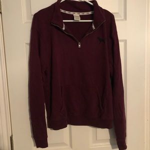 VS PINK quarter zip